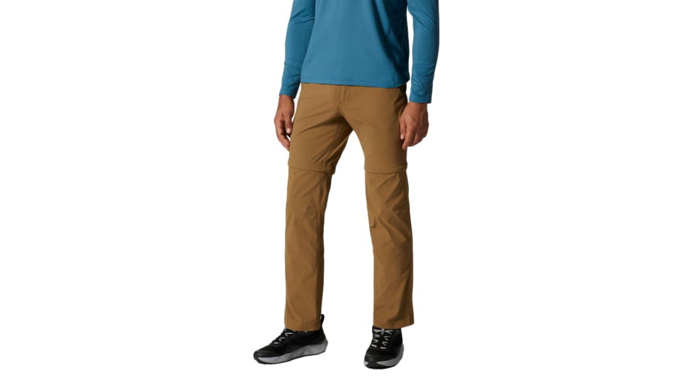 Mountain Hardwear Basin Trek Convertible Pant - Men's, Regular, Corozo Nut, 34, 1997821239-34