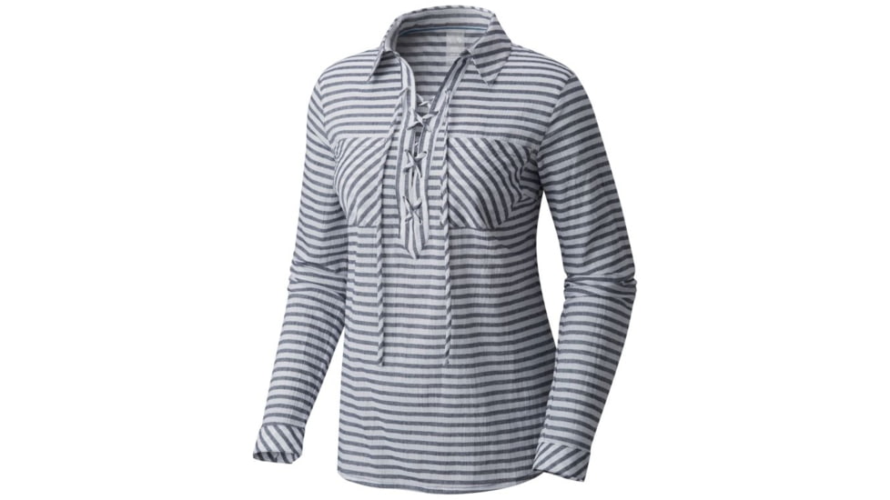 Mountain Hardwear Berryessa Long Sleeve Popover - Women's, Dark Zinc, XL 1764501406-XL