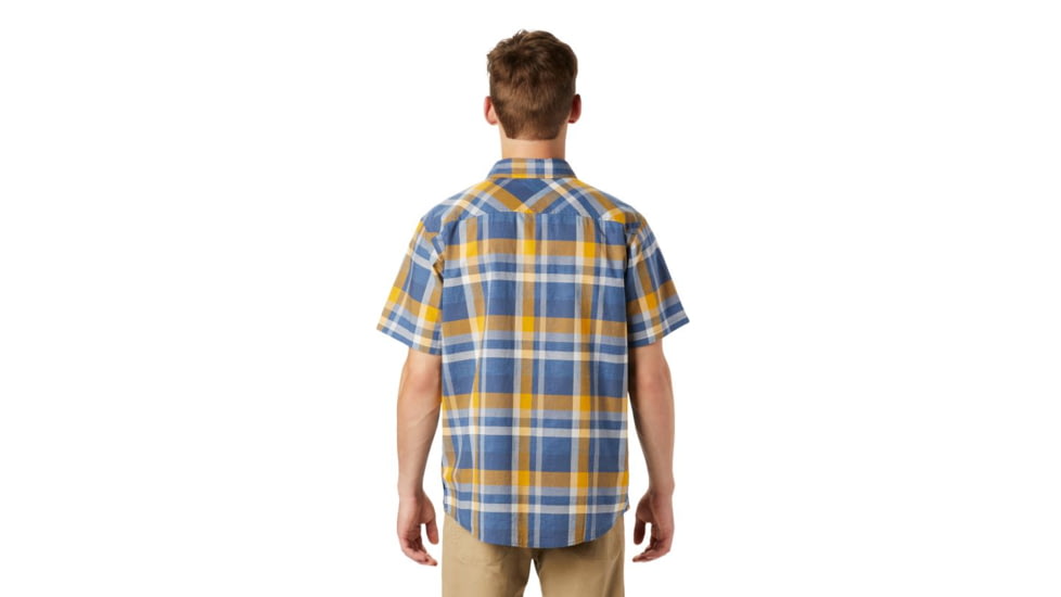 Mountain Hardwear Big Cottonwood Short Sleeve Shirt - Mens, Better Blue, 2XL, 1829001452-Better Blue-XXL