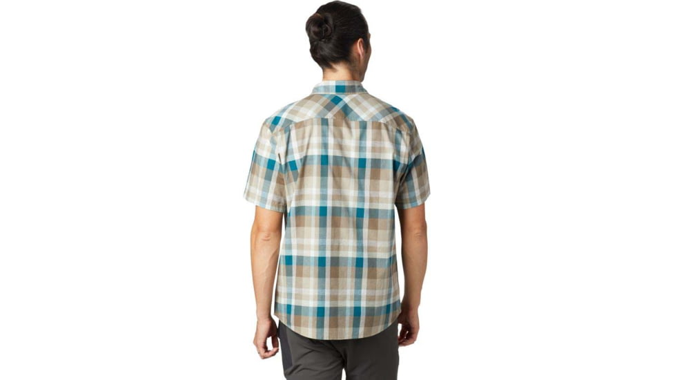Mountain Hardwear Big Cottonwood Short Sleeve Shirt - Mens, Darklands, 2XL, 1829001925-XXL