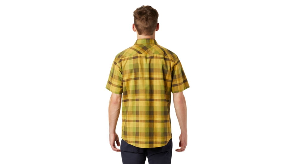 Mountain Hardwear Big Cottonwood Short Sleeve Shirt - Mens, Just Green, Large, 1829001360-Just Green-L