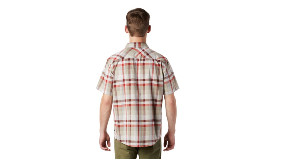 Mountain Hardwear Big Cottonwood Short Sleeve Shirt - Mens, Lightlands, Small, 1829001165-Lightlands-S