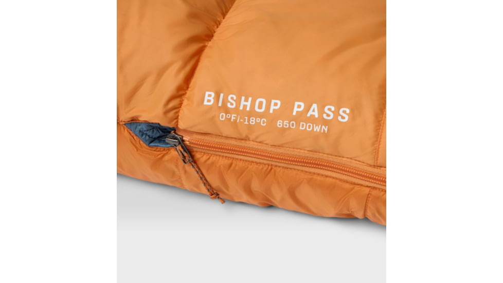 Mountain Hardwear Bishop Pass 0F/-18C Sleeping Bag, Hale Orange, L, 2105562-835-LNGxRH