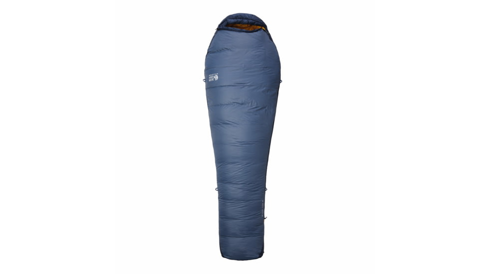 Mountain Hardwear BishopPass M30F/-1C Sleeping Bag, Left Hand, Light Zinc, Regular, 1916981441-Light Zinc-REG-LH