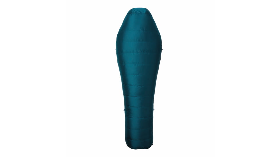 Mountain Hardwear BishopPass W15F/-9C Sleeping Bag, Right Hand, Vivid Teal, Regular, 1917001345-Vivid Teal-REG-RH