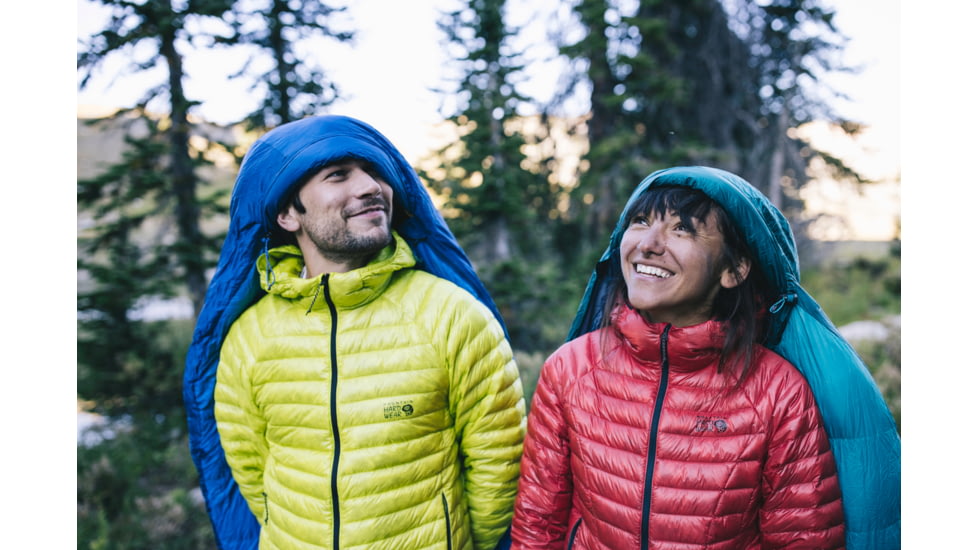 Mountain Hardwear BishopPass W15F/-9C Sleeping Bag, Right Hand, Vivid Teal, Regular, 1917001345-Vivid Teal-REG-RH