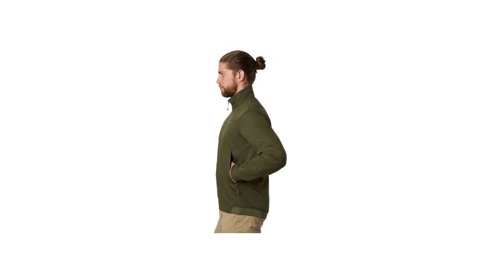 Mountain Hardwear Boultway Jacket - Mens, Dark Army, Large, 1851421304-L