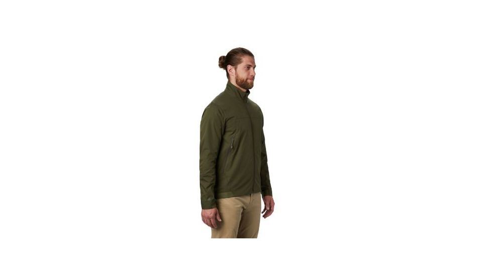 Mountain Hardwear Boultway Jacket - Mens, Dark Army, Large, 1851421304-L