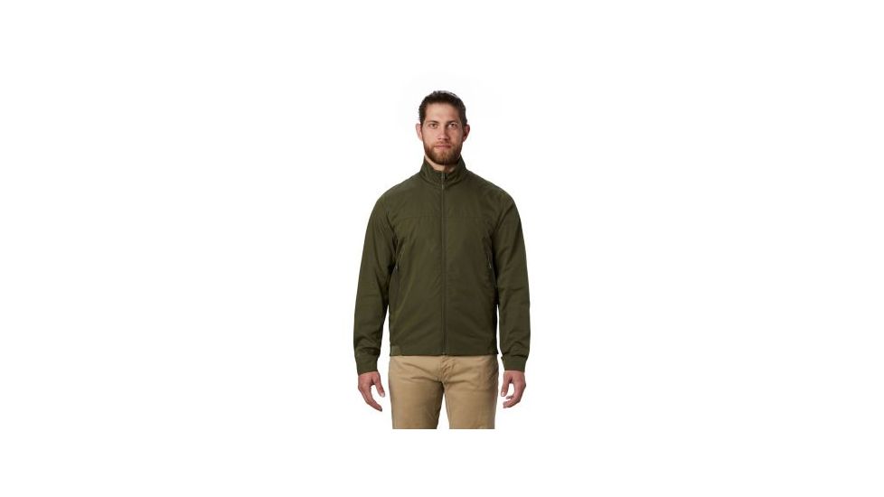Mountain Hardwear Boultway Jacket - Mens, Dark Army, Large, 1851421304-L