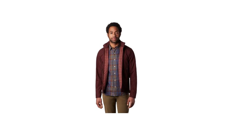 Mountain Hardwear Boultway Jacket - Mens, Dark Umber, Medium, 1851421259-M