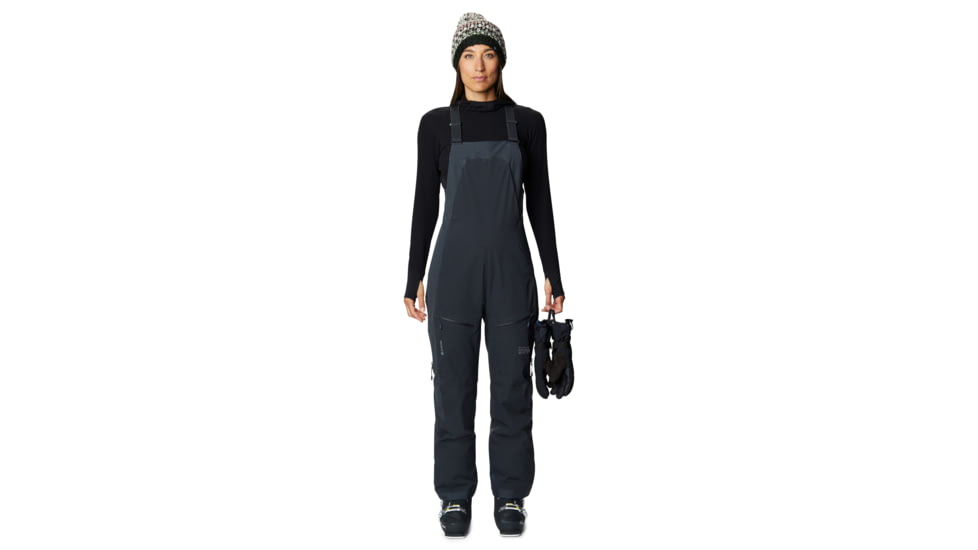 Mountain Hardwear Boundary Line Gore-Tex Insulated Bib - Women's, Dark Storm, Extra Large, Regular, OL7790004-XL-R