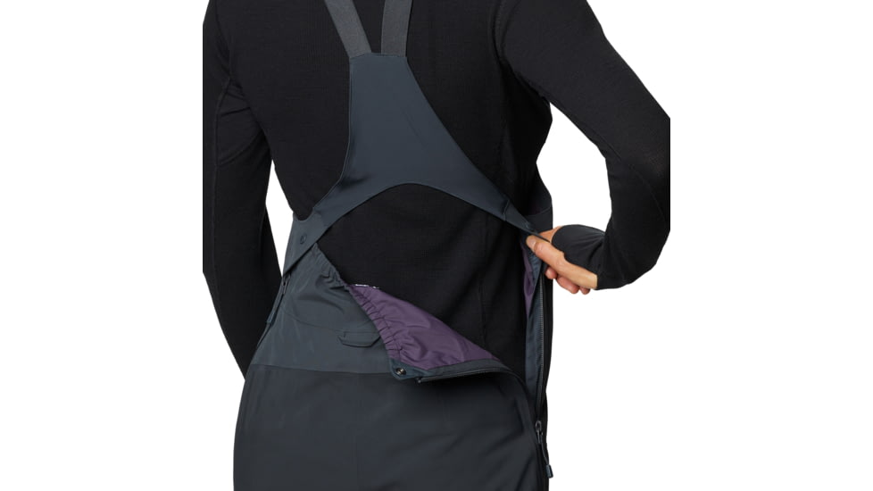 Mountain Hardwear Boundary Line Gore-Tex Insulated Bib - Women's, Dark Storm, Extra Large, Regular, OL7790004-XL-R