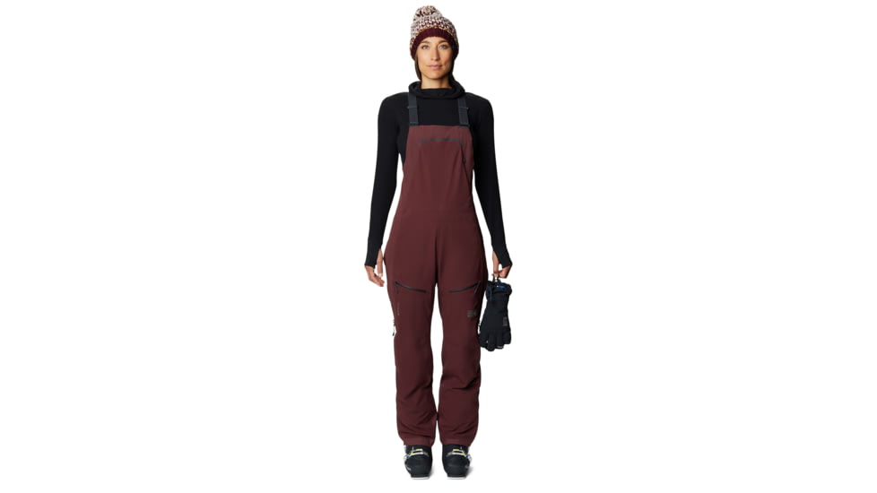 Mountain Hardwear Boundary Line Gore-Tex Insulated Bib - Women's, Washed Raisin, Small, Regular, OL7790629-S-R