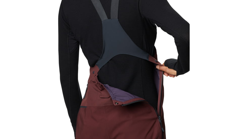 Mountain Hardwear Boundary Line Gore-Tex Insulated Bib - Women's, Washed Raisin, Small, Regular, OL7790629-S-R