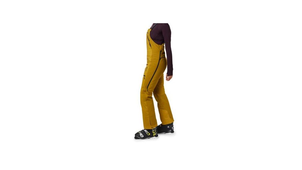 Mountain Hardwear Boundary Line Gore-Tex Insulated Bib - Womens, Dark Bolt, Large, Regular, 1850671236-L-R