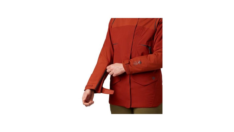 Mountain Hardwear Boundary Line Gore-Tex Insulated Jacket - Womens, Rusted, Large, 1850741801-L