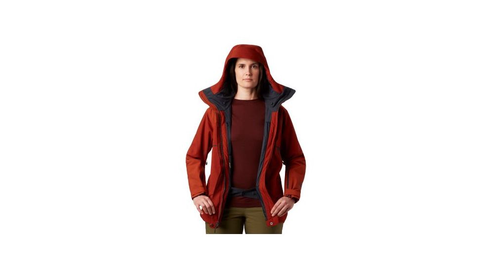 Mountain Hardwear Boundary Line Gore-Tex Insulated Jacket - Womens, Rusted, Large, 1850741801-L