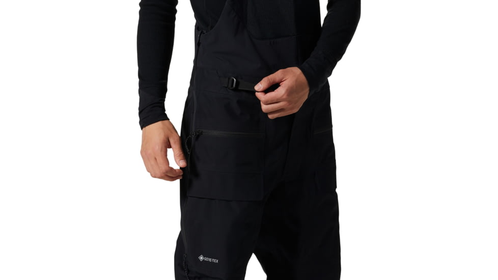 Mountain Hardwear Boundary Ridge Gore-Tex Bib - Mens, Black, Medium, Regular, 1942821010-Black-M-R