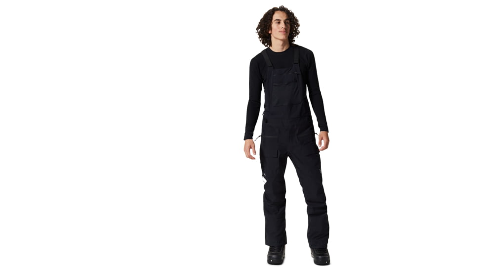 Mountain Hardwear Boundary Ridge Gore-Tex Bib - Mens, Black, Medium, Regular, 1942821010-Black-M-R