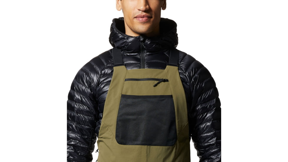 Mountain Hardwear Boundary Ridge Gore-Tex Bib - Mens, Combat Green, Small, Long, 1942821353-Combat Green-S-L