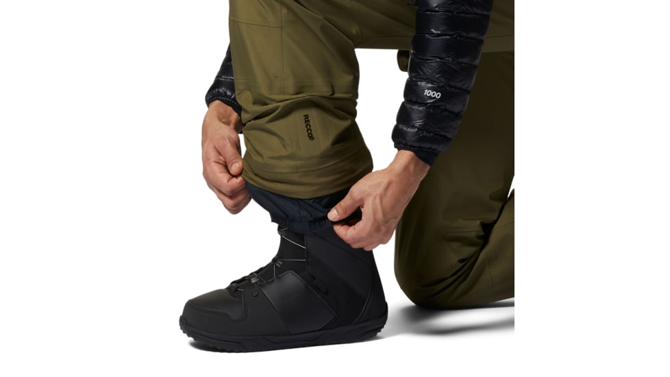 Mountain Hardwear Boundary Ridge Gore-Tex Bib - Mens, Combat Green, Small, Long, 1942821353-Combat Green-S-L