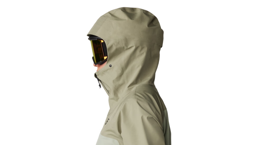 Mountain Hardwear Boundary Ridge Gore Tex Jacket - Womens, Mantis Green, White Sage, Large, 2043201361-L