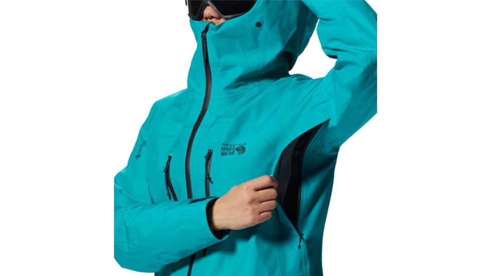 Mountain Hardwear Boundary Ridge Gore Tex Jacket - Womens, Synth Green, Large, 1943021360-Synth Green-L
