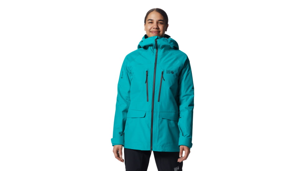 Mountain Hardwear Boundary Ridge Gore Tex Jacket - Womens, Synth Green, Large, 1943021360-Synth Green-L