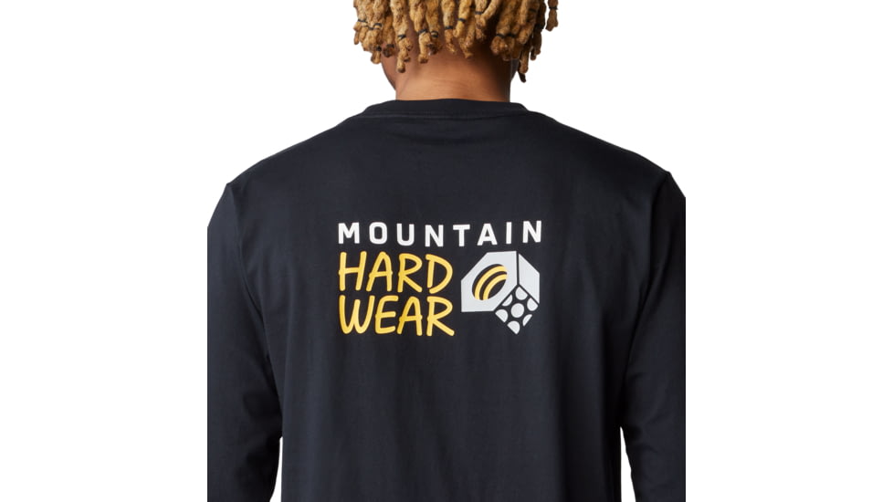 Mountain Hardwear Box Logo Long Sleeve Shirt - Mens, Black, XS, 190423059980