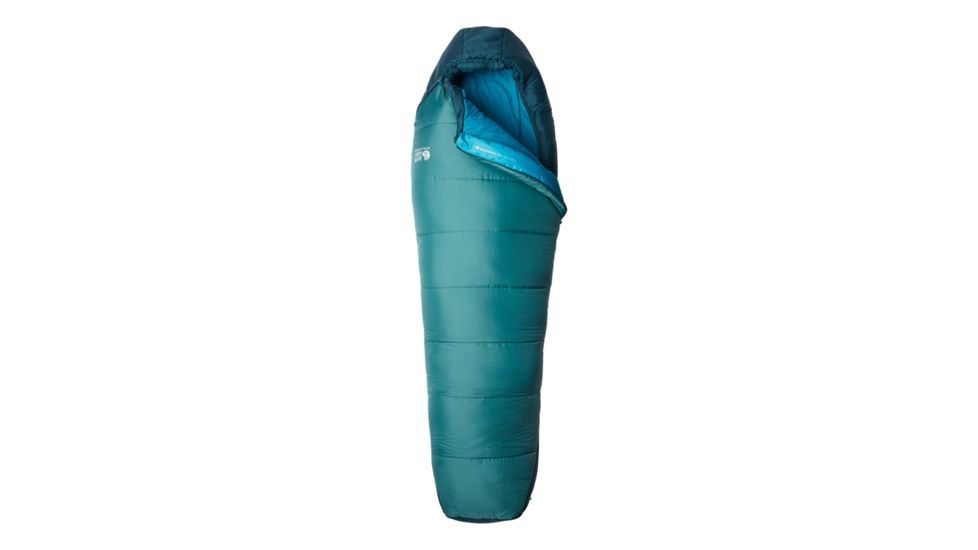 Mountain Hardwear Bozeman 15F/-9C Sleeping Bag, Washed Turq, Regular, Left Zip, OU8796447-REG-LH
