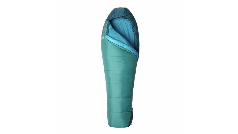 Mountain Hardwear Bozeman 30F/-1C Sleeping Bag, Right Hand, Washed Turq, Long, 1892052447-W-LNG-RH