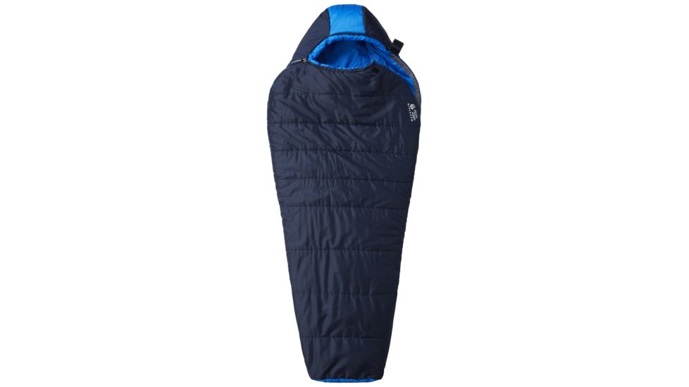 Bozeman Flame 20 Sleeping Bag Synthetic -Collegiate Navy-Regular-Left