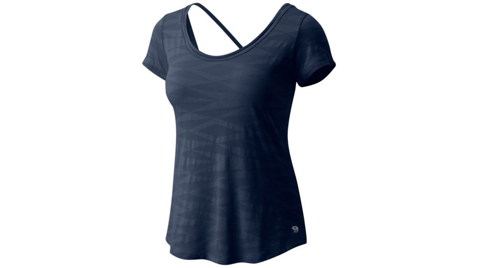 Mountain Hardwear Breeze VNT Short Sleeve T-Shirt - Women's, Dark Zinc, M 1788091406-M