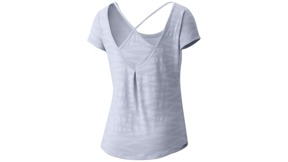 Mountain Hardwear Breeze VNT Short Sleeve T-Shirt - Women's, Atmosfear, L 1788091583-L