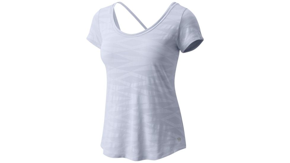 Mountain Hardwear Breeze VNT Short Sleeve T-Shirt - Women's, Atmosfear, L 1788091583-L