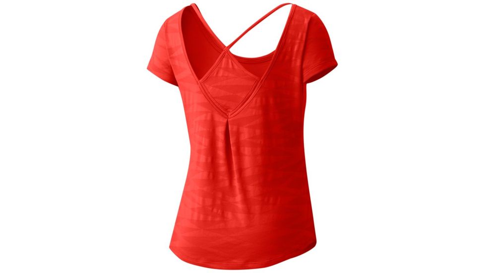 Mountain Hardwear Breeze VNT Short Sleeve T-Shirt - Women's, Fiery Red, S 1788091636-S