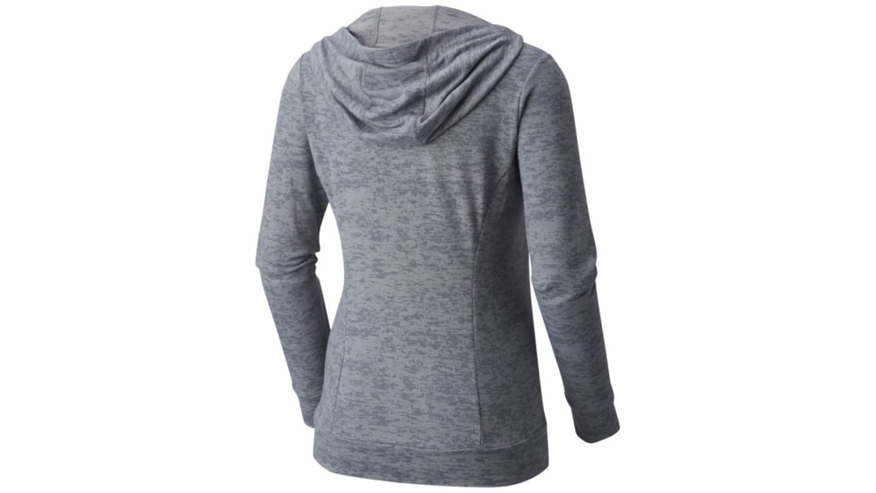 Mountain Hardwear Burned Out Full Zip Hoody - Women's, Manta Grey, XS 1708711074-XS