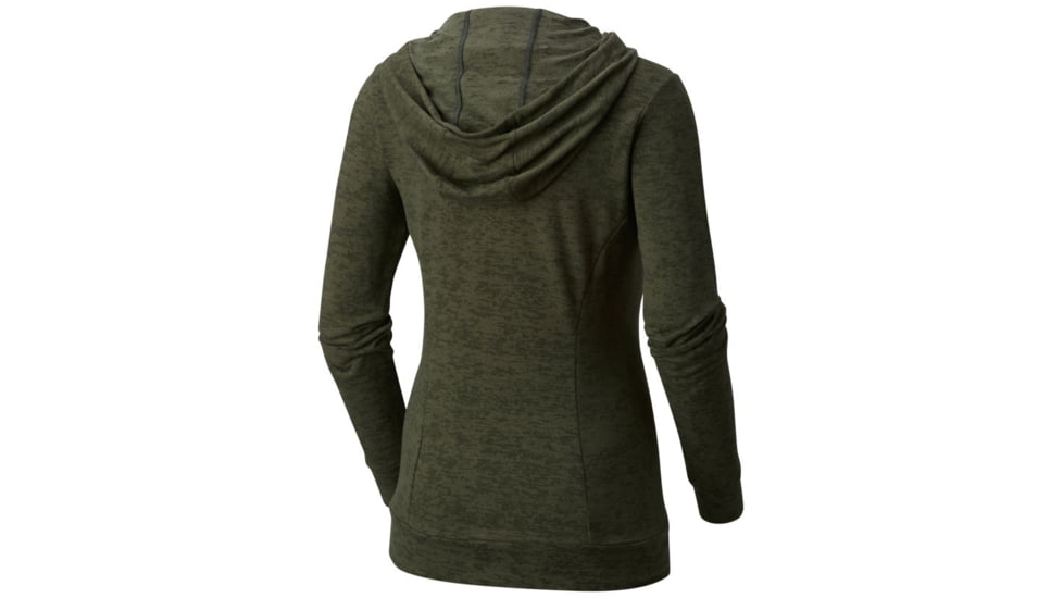 Mountain Hardwear Burned Out Full Zip Hoody - Women's, Surplus Green, L 1708711347-L
