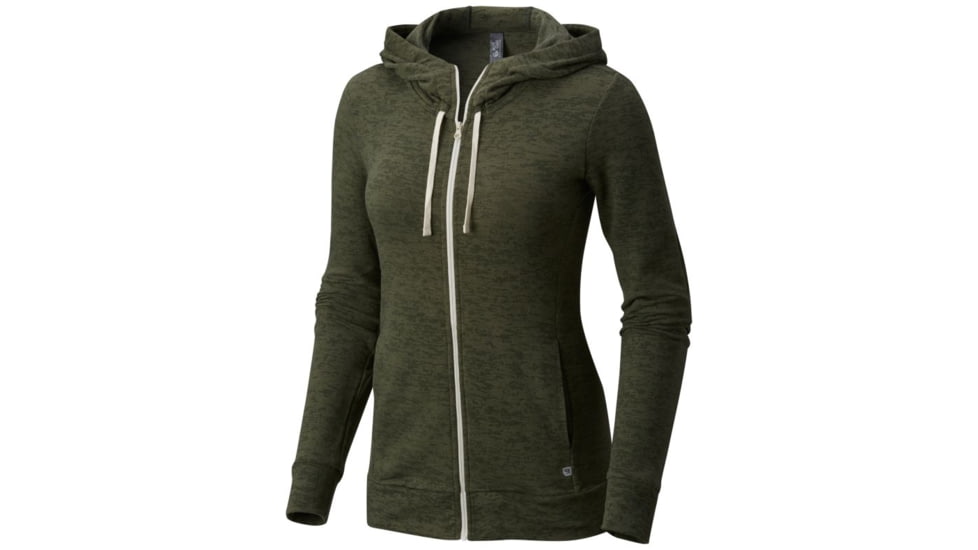 Mountain Hardwear Burned Out Full Zip Hoody - Women's, Surplus Green, L 1708711347-L