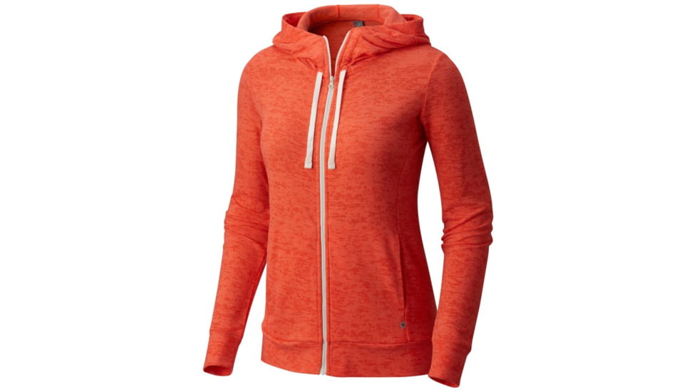 Mountain Hardwear Burned Out Full Zip Hoody - Women's, Sweet Chili, L 1708711854-L