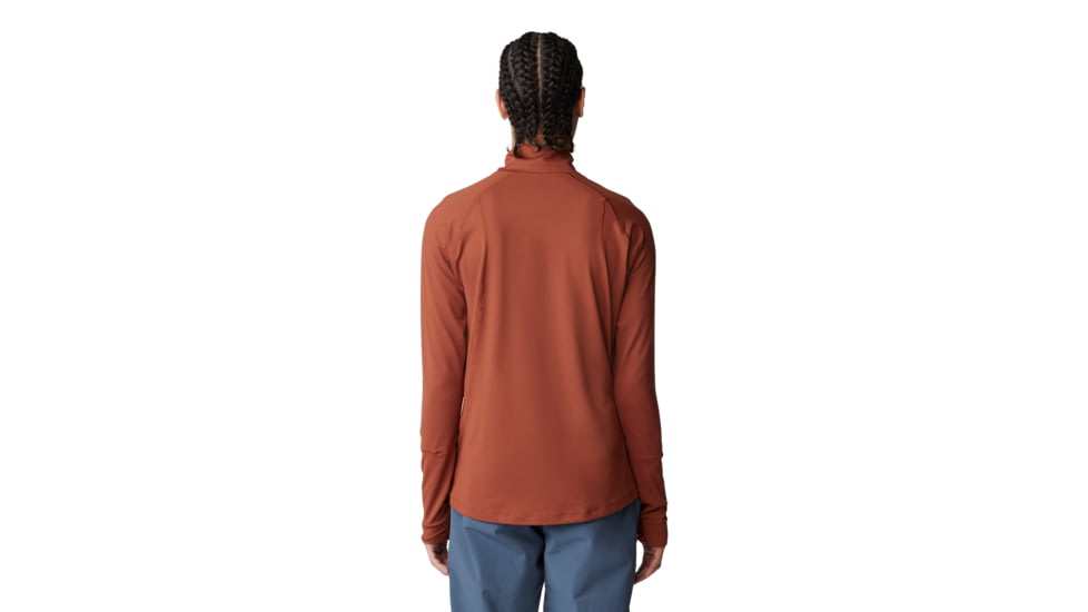 Mountain Hardwear Butter Up Half Zip Top - Mens, Iron Oxide, Large, 2084661218-L