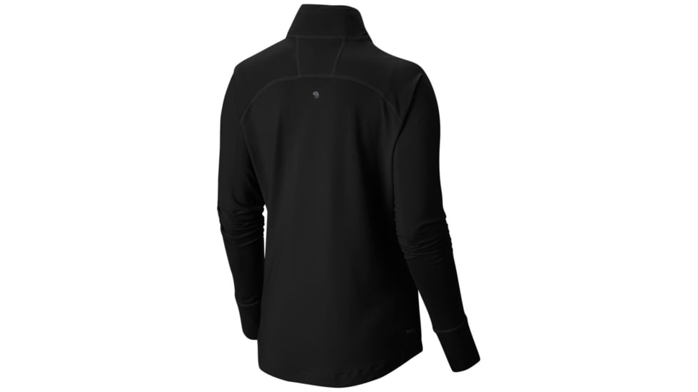 Mountain Hardwear Butterlicious Long Sleeve 1/2 Zip - Women's, Black, S 1616101090-S