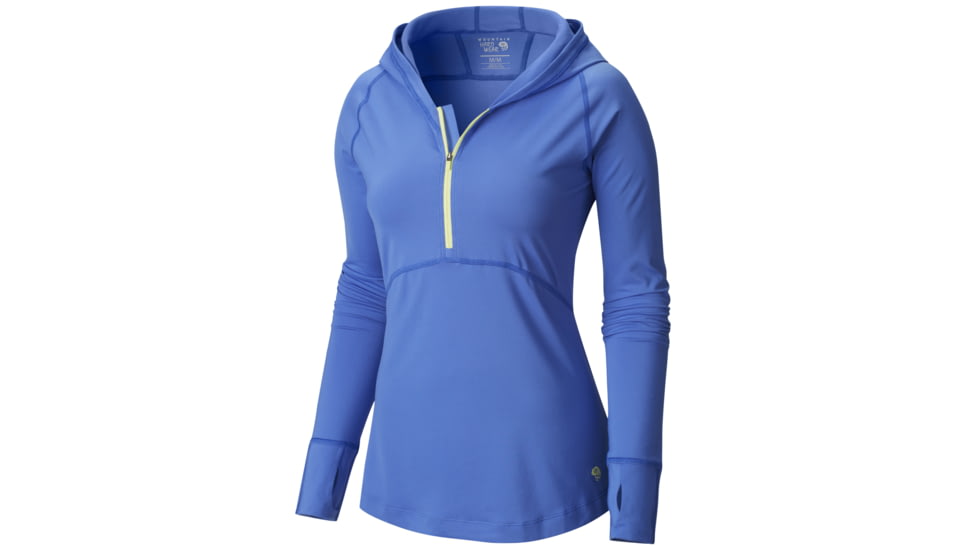 Mountain Hardwear Butterlicious Long Sleeve Hoodie - Women's-Bright Bluet-Small