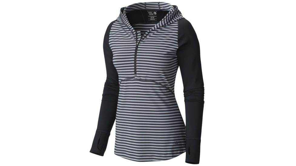 Butterlicious Long Sleeve Hoodie - Womens-Black-X-Small