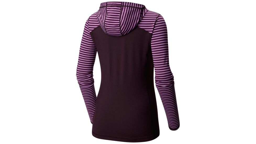 Mountain Hardwear Butterlicious Long Sleeve Hoody, Dark Tannin, L, 1732931509-L