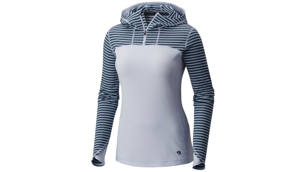 Mountain Hardwear Butterlicious Long Sleeve Hoody - Women's, Atmosfear, XL 1732931583-XL