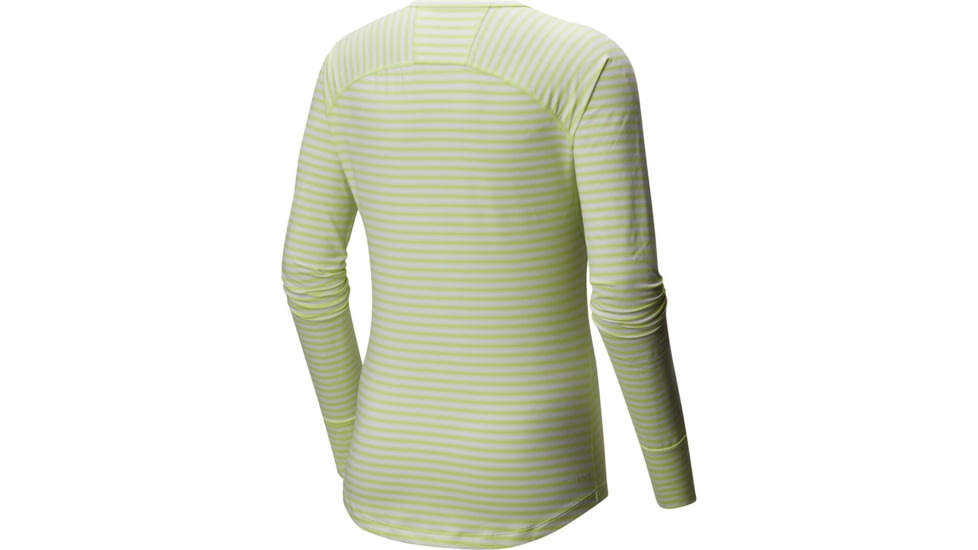 Mountain Hardwear Butterlicious Stripe Long Sleeve Crew, Headlamp, L, 1700421701-L