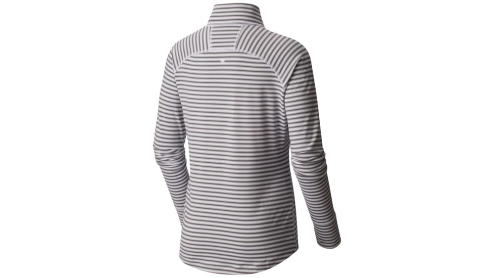 Mountain Hardwear Butterlicious Stripe Long Sleeve - Women's, Steam, XS 1665241088-XS
