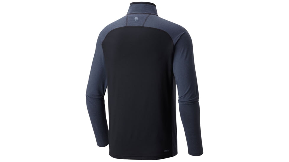 Mountain Hardwear Butterman 1/2 Zip - Men's, Black, Zinc, XXL 1617561013-XXL
