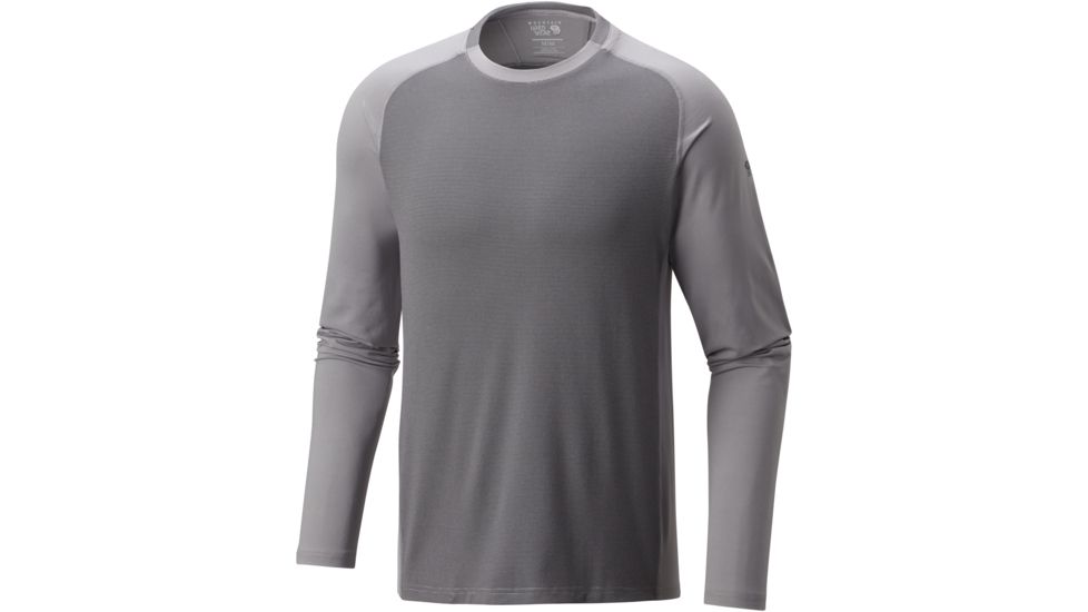 Mountain Hardwear Butterman Crew - Men's-Shark/Manta Grey-Large